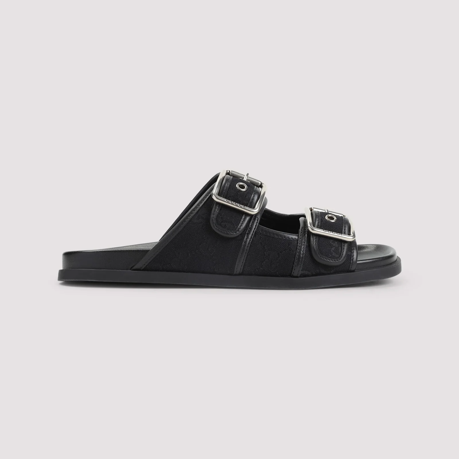 Gucci Rhein GG Sandals - Black - Image 3