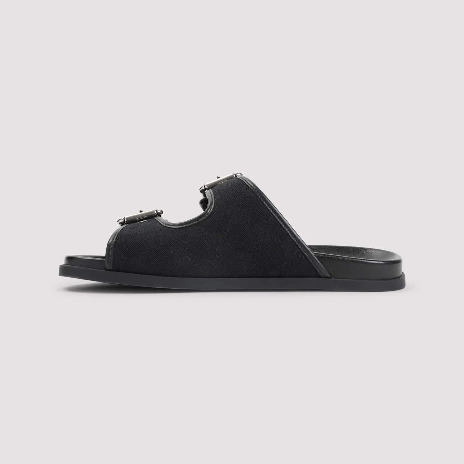 Gucci Rhein GG Sandals - Black - Image 4