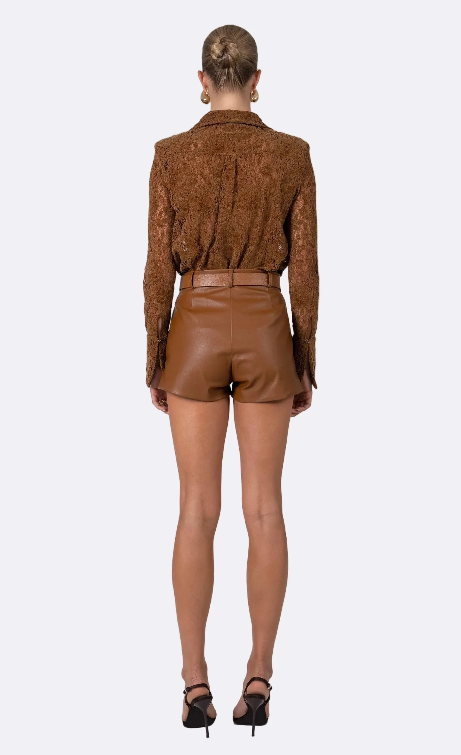Nonchalant Label Eliza Top Blouse - Terracotta - Image 4