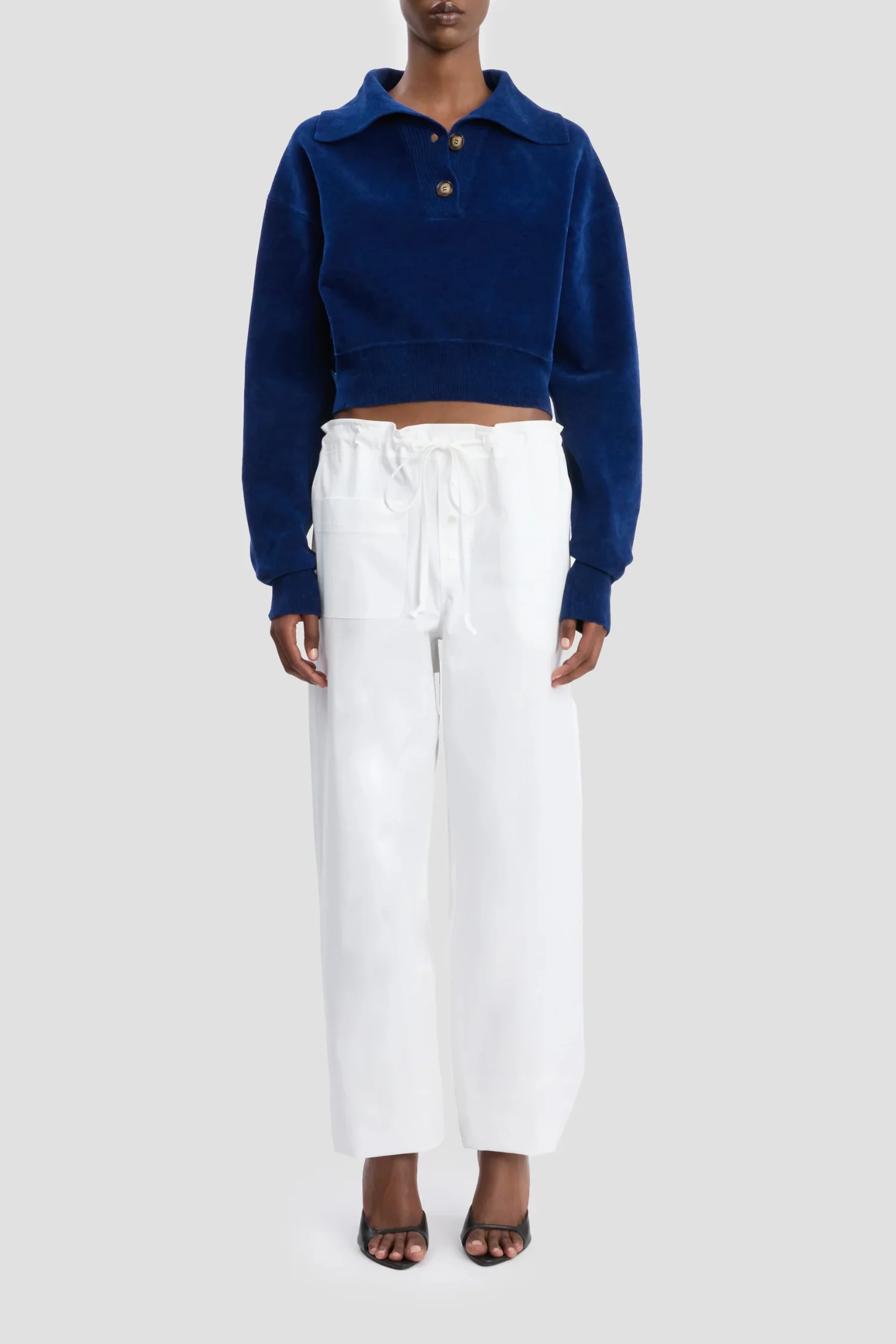 Victoria Beckham Cargo Print Trousers - White - Image 2