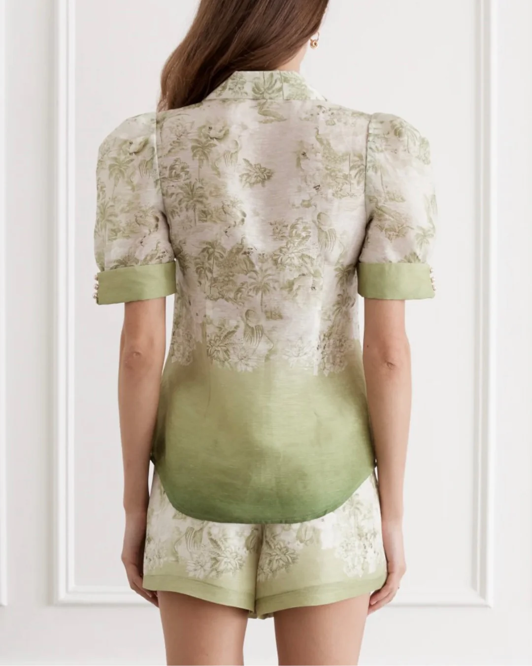 AQUA BLU Jolene Short Sleeve Shirt - Faisane - Image 5