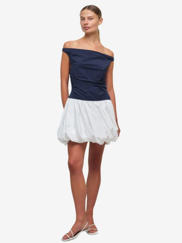 Jonathan Simkhai Salina Bubble Mini Dress - Image 2