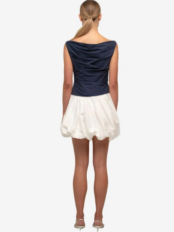 Jonathan Simkhai Salina Bubble Mini Dress - Image 4