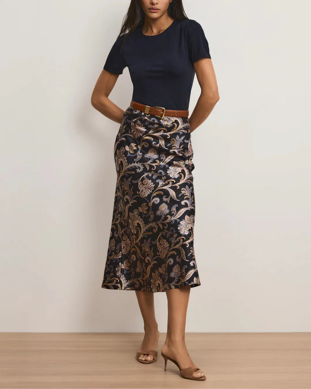 Veronica Beard Benedict Tee - Navy - Image 3
