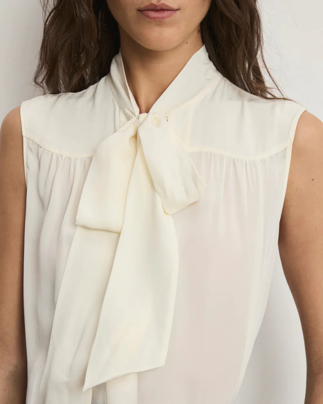 Veronica Beard Magnolia Blouse - Dove - Image 4
