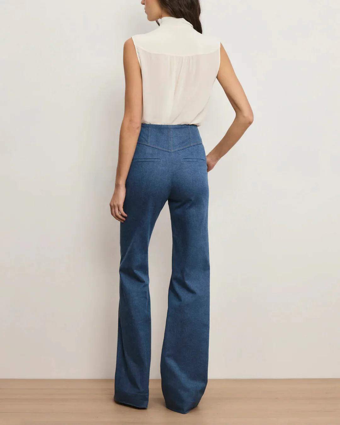 Veronica Beard Magnolia Blouse - Dove - Image 6