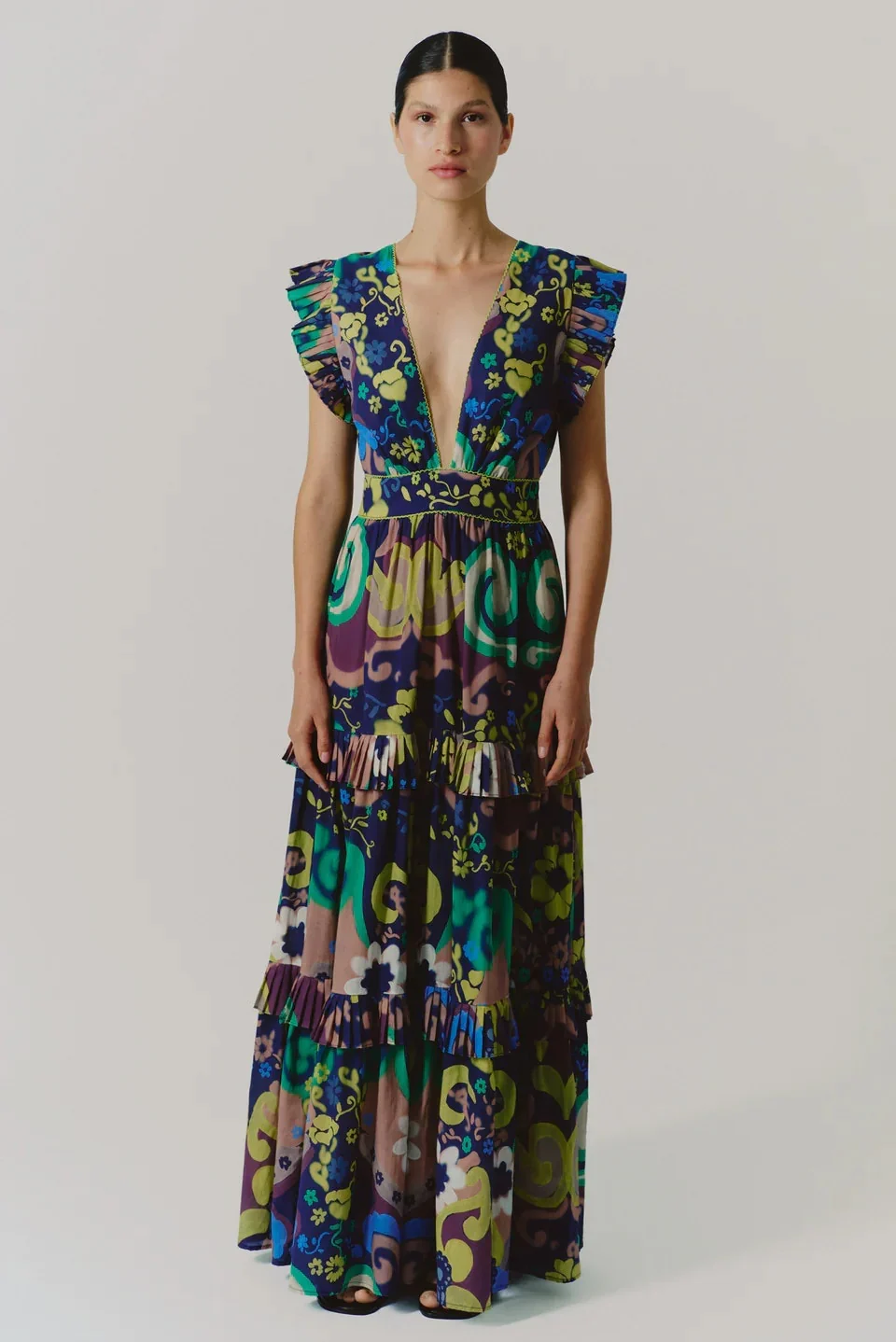 DeLoreta Cora Dress - Papalote Print - Image 3