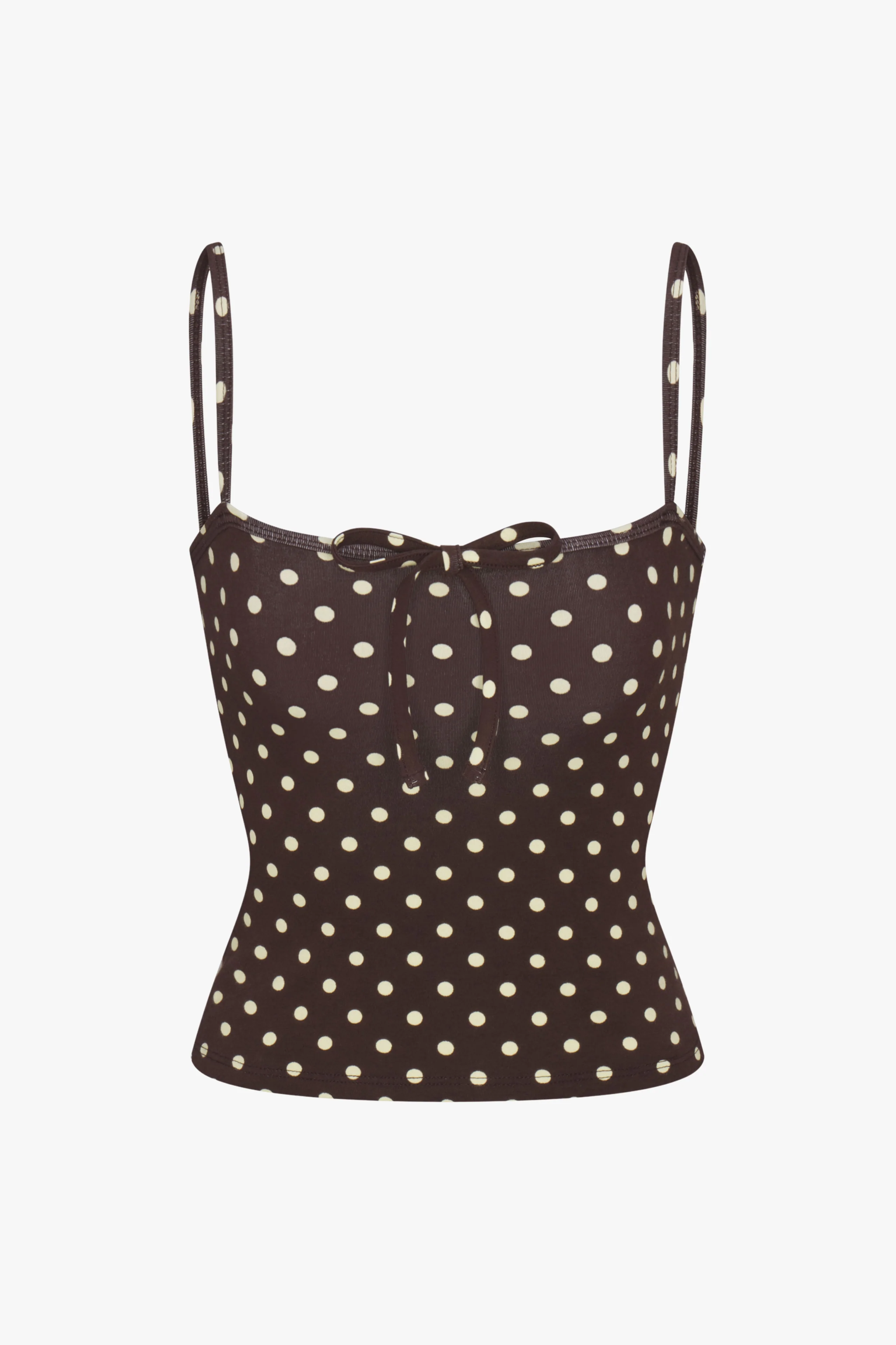 Rat Boi Tie Cami in Espresso Dot - Image 6