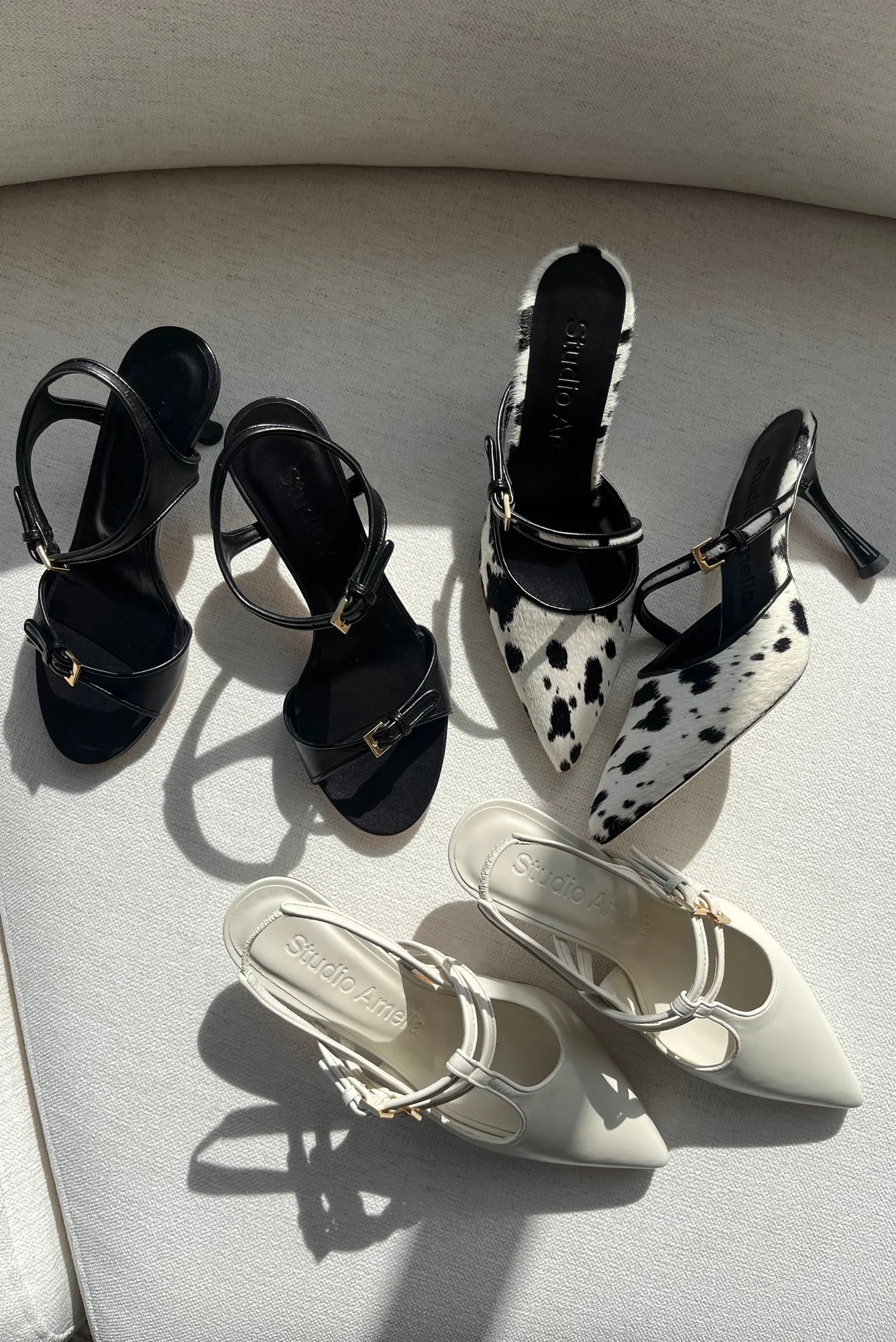 STUDIO AMELIA Alto 70 Sandal - Black - Image 4