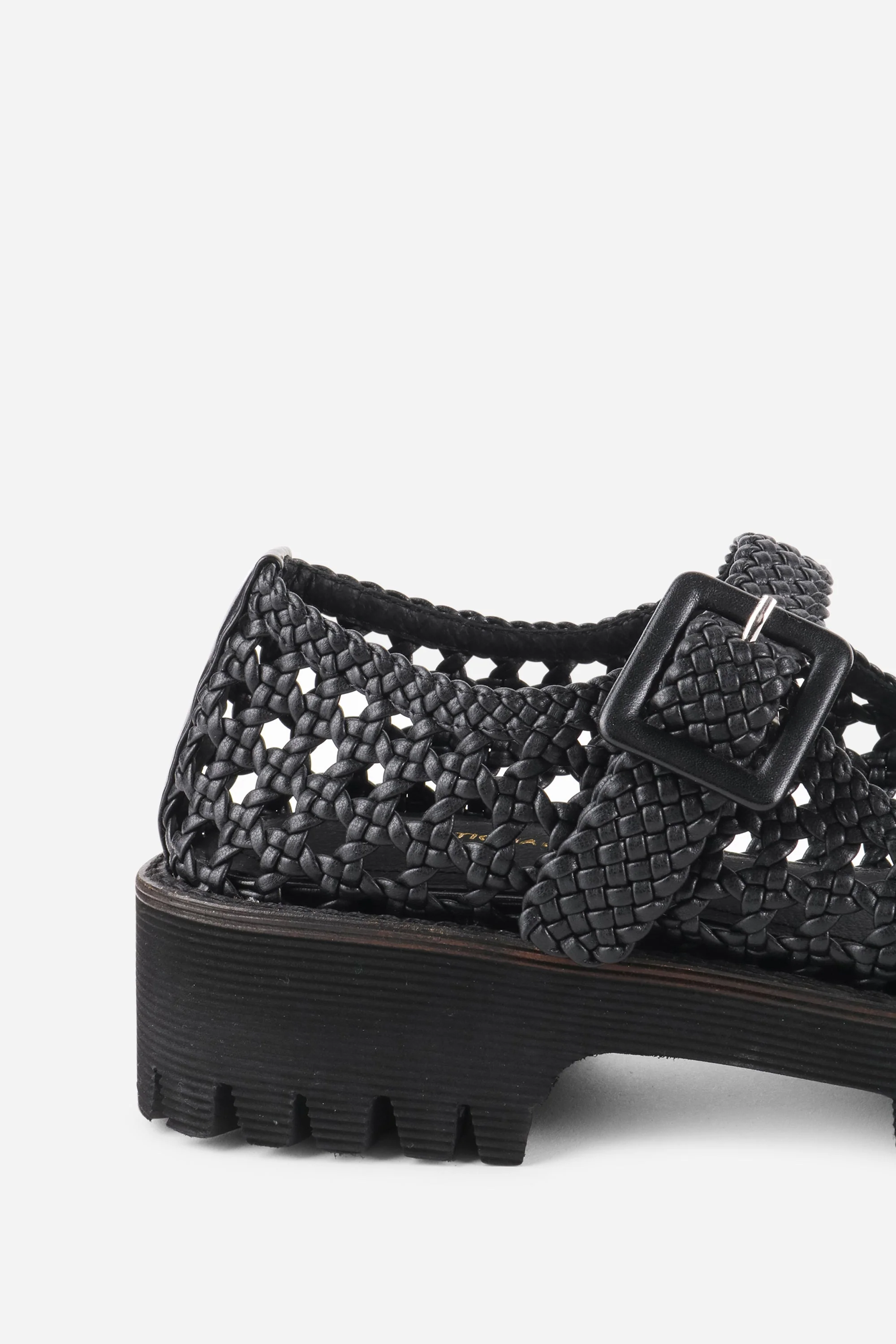 "INTENTIONALLY __________." Veronique Woven Mary Jane Flat - Image 11