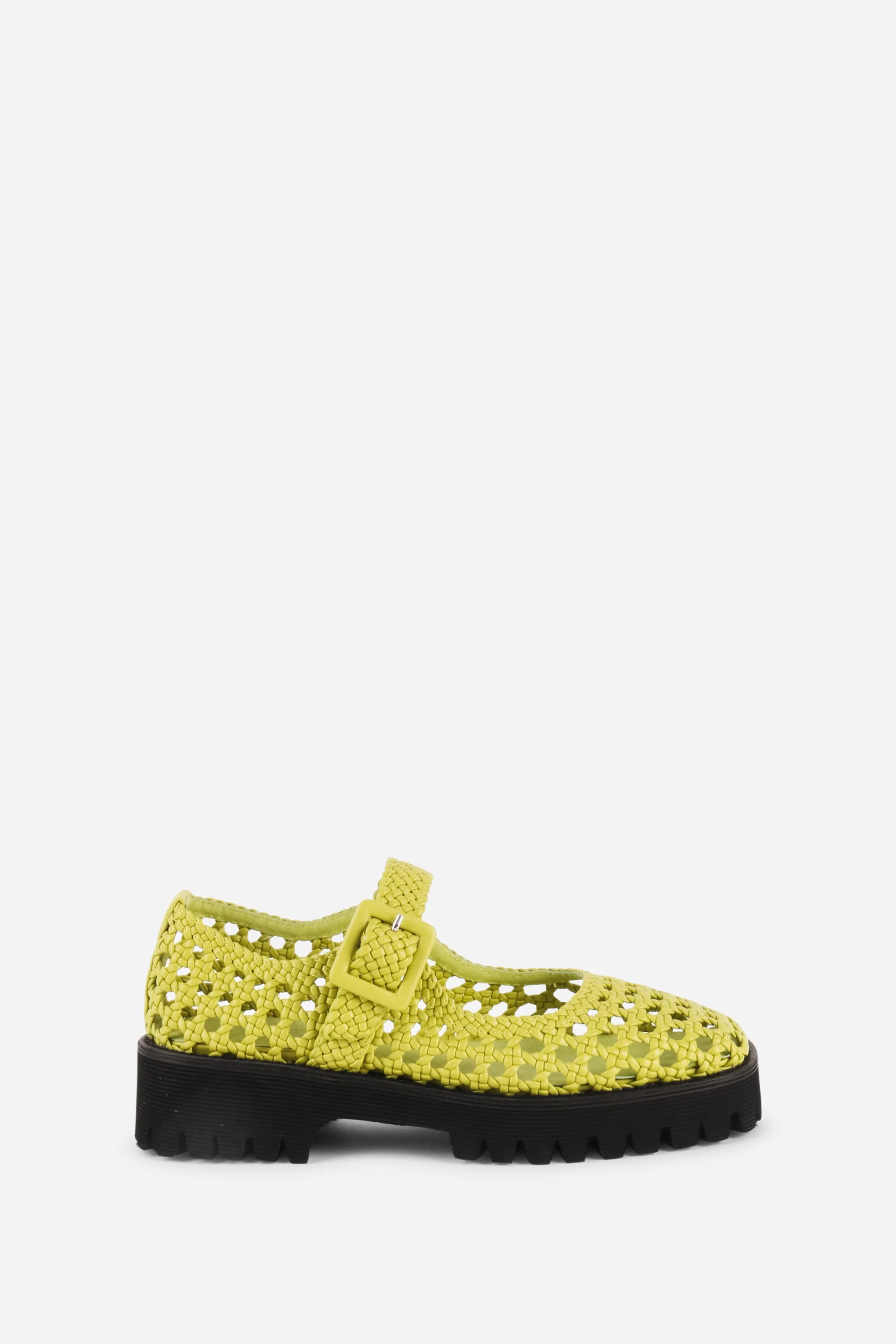 "INTENTIONALLY __________." Veronique Woven Mary Jane Flat - Image 7