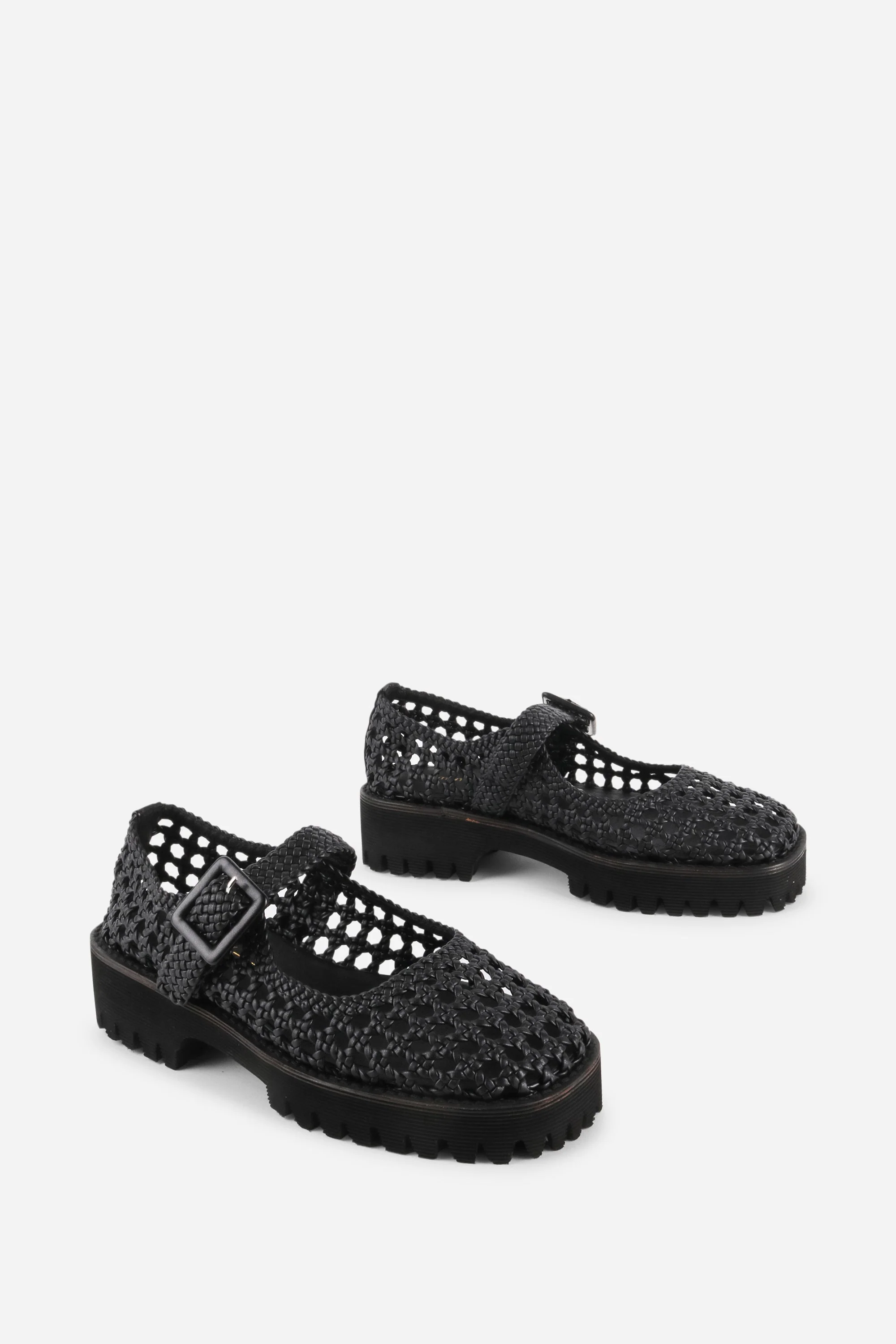 "INTENTIONALLY __________." Veronique Woven Mary Jane Flat - Image 9