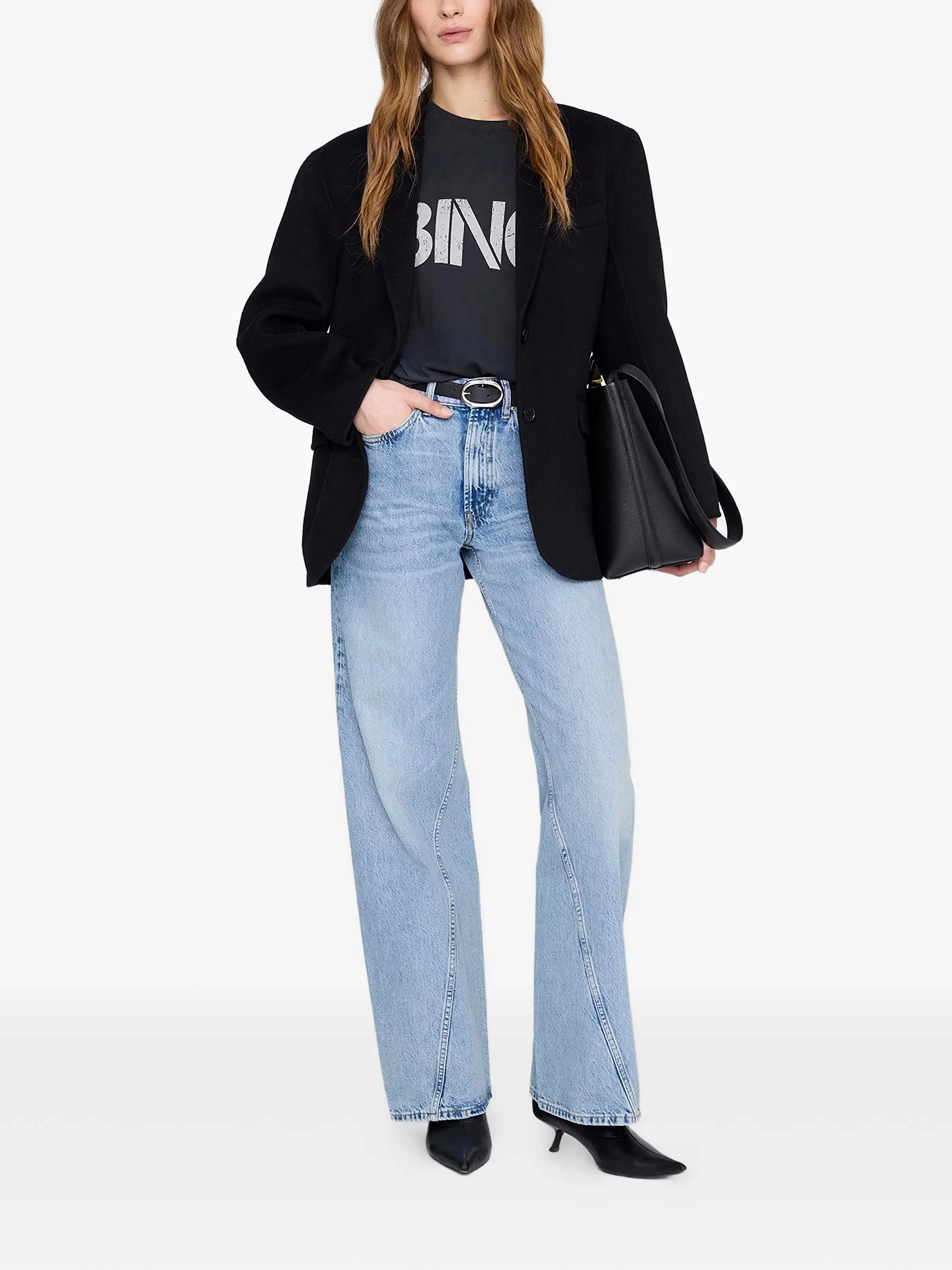 Anine Bing Wagner Tee Stencil Tee - Image 4