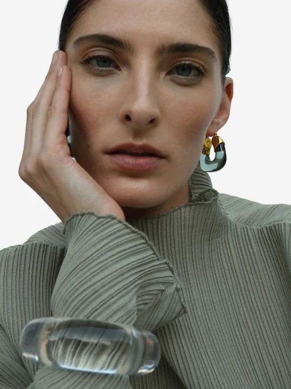 Lizzie Fortunato Organic Hoops Earrings - Image 2