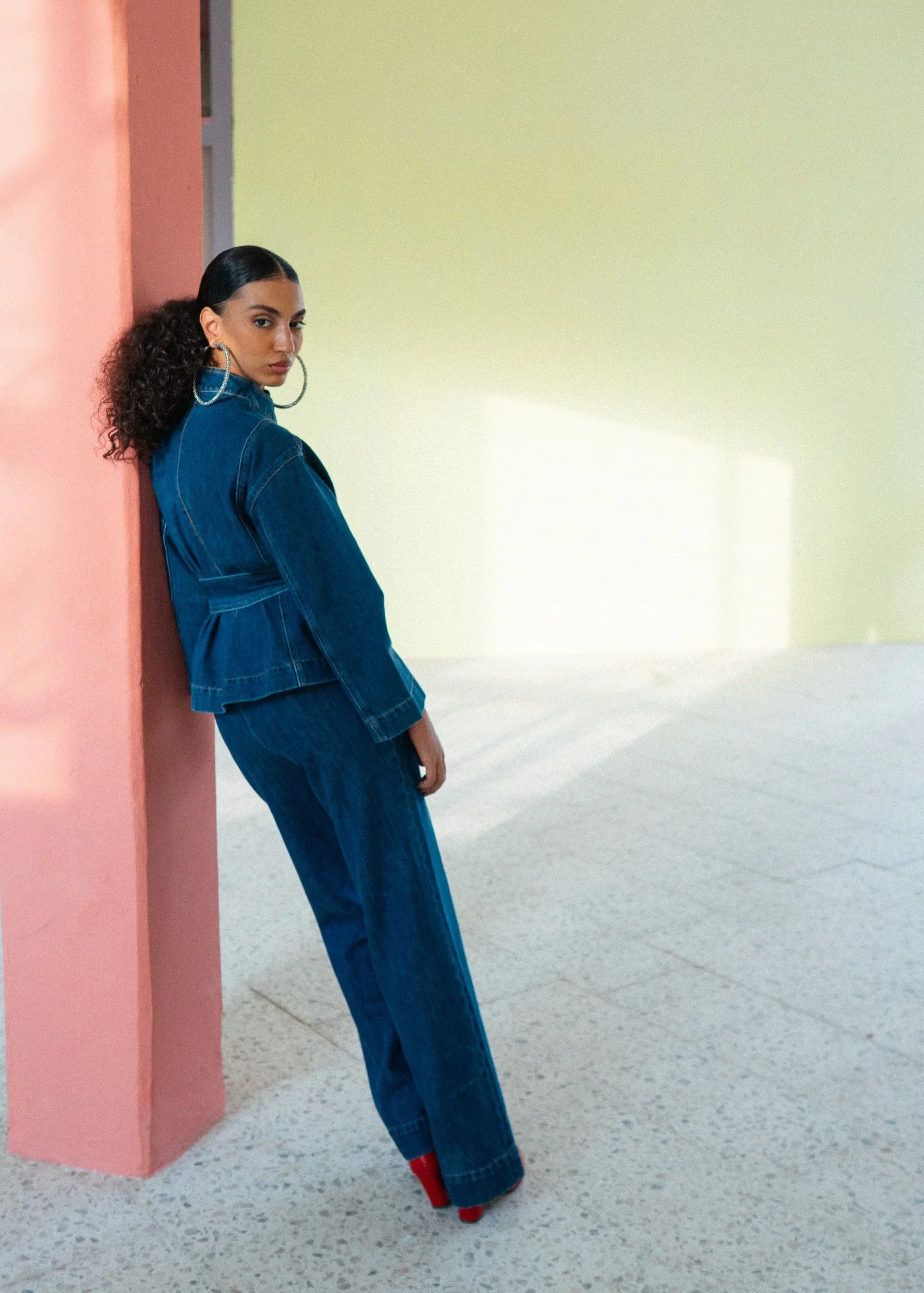 NAZEERAH Qamar Denim Jacket - Image 4