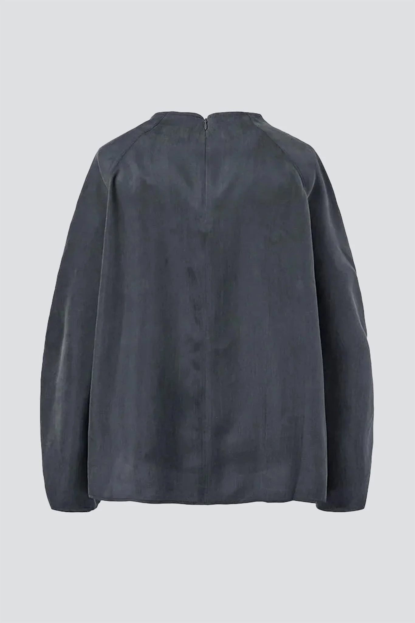 AMOMENTO Charcoal Raglan Cupro Top - Image 2