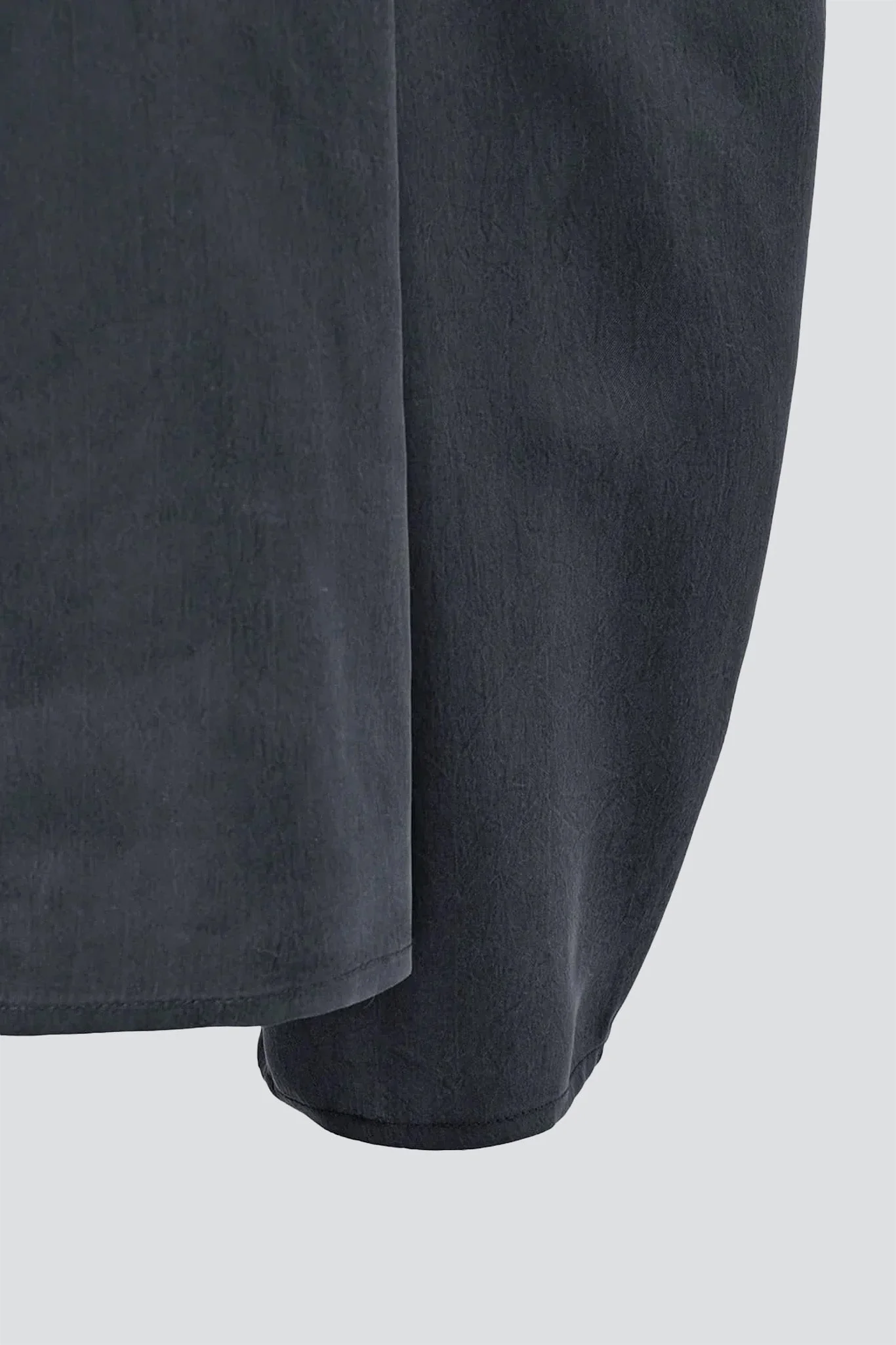 AMOMENTO Charcoal Raglan Cupro Top - Image 3