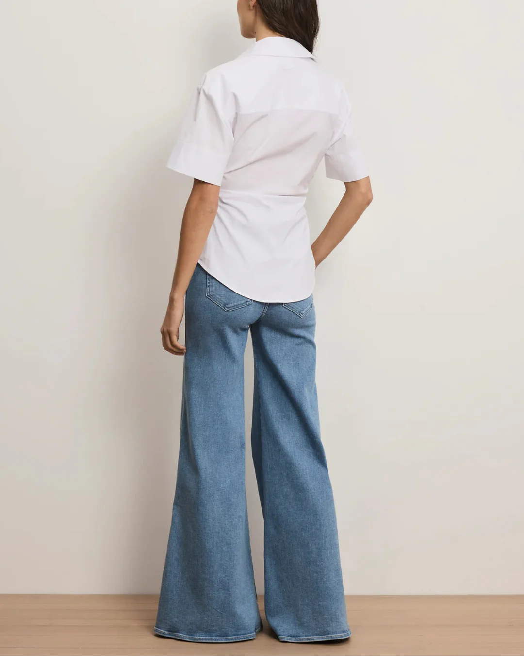 Veronica Beard Devra Short Sleeve Top - White - Image 5