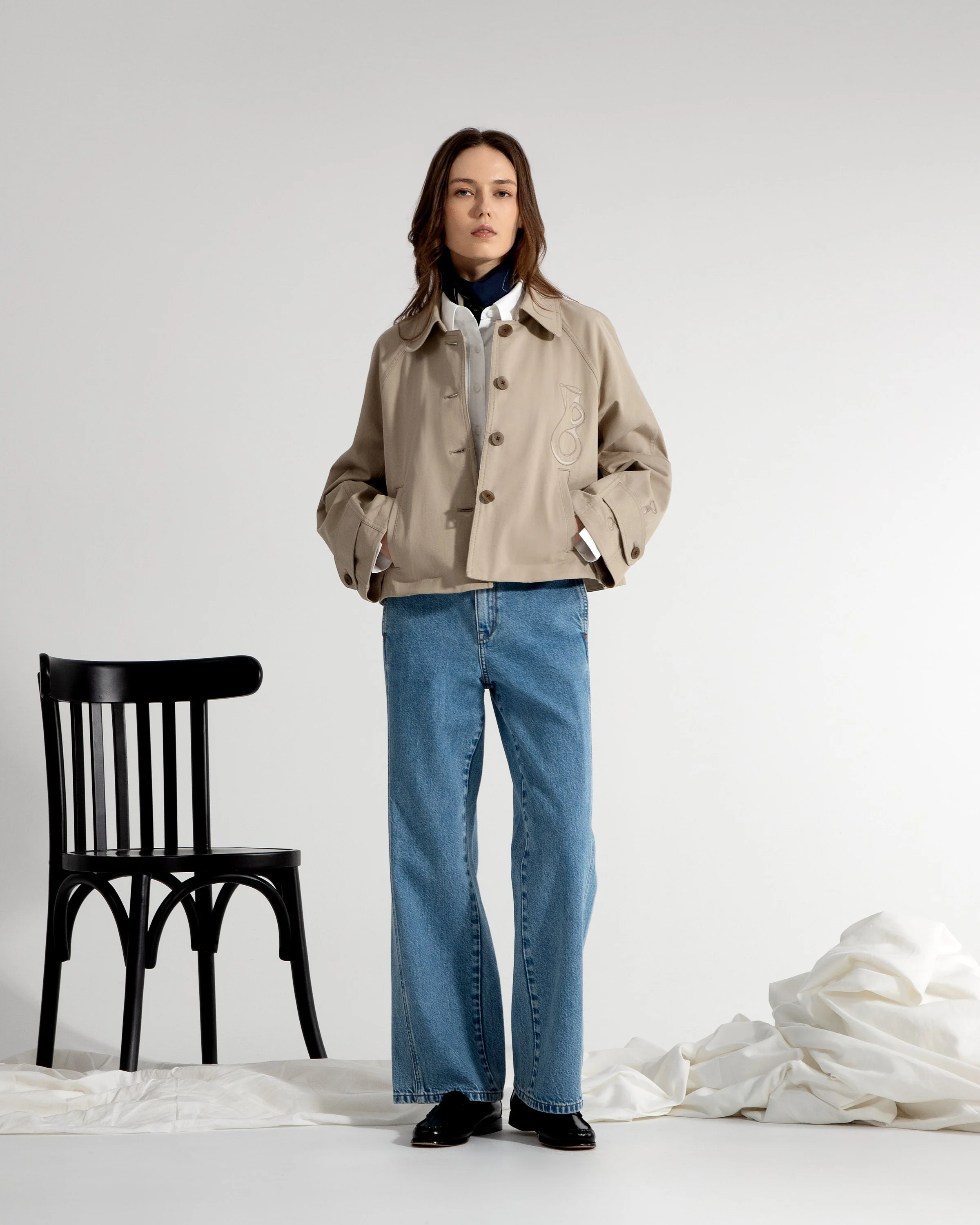 Future Classics Oeuvres Embroidery Jacket - Desert Sage - Image 2