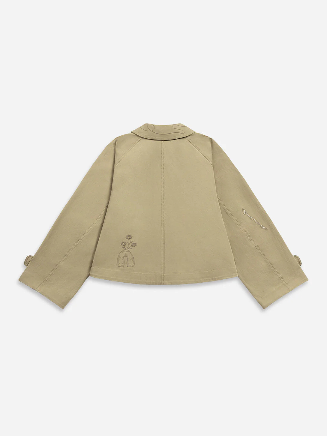 Future Classics Oeuvres Embroidery Jacket - Desert Sage - Image 4