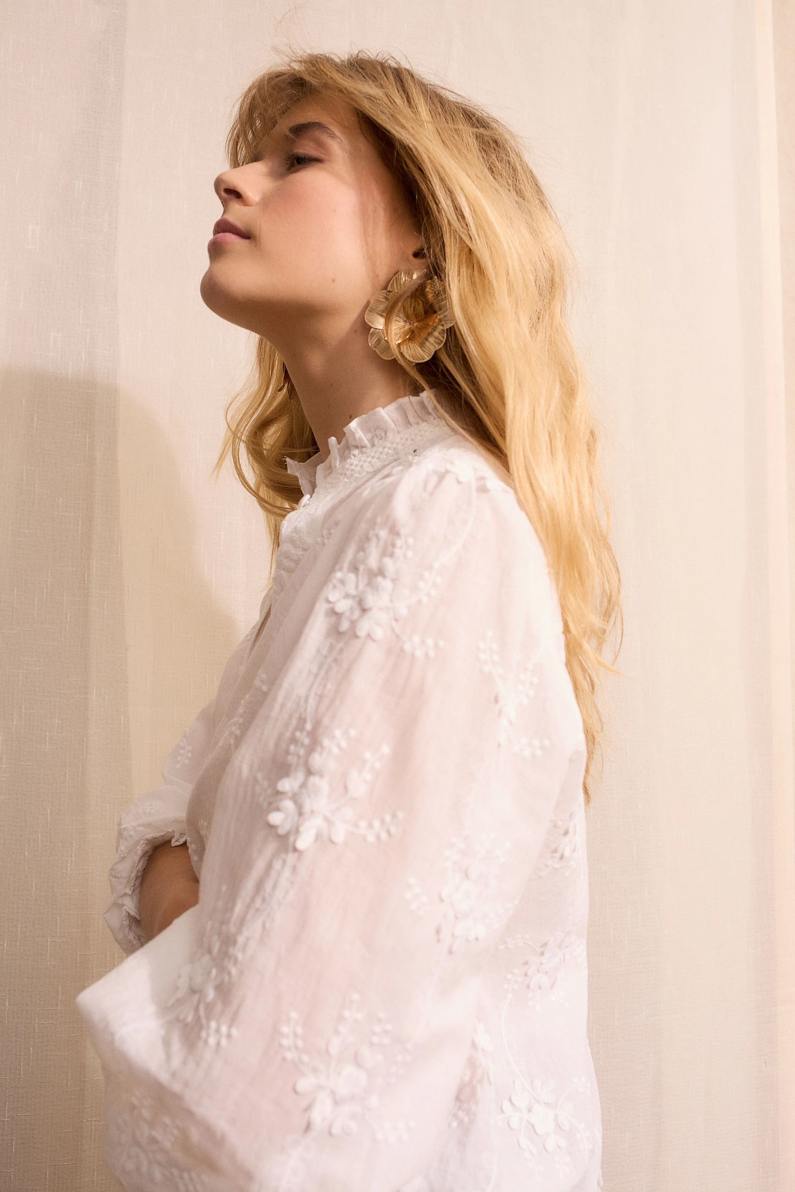 OUI FASHION Blouse Broderie Blouse
