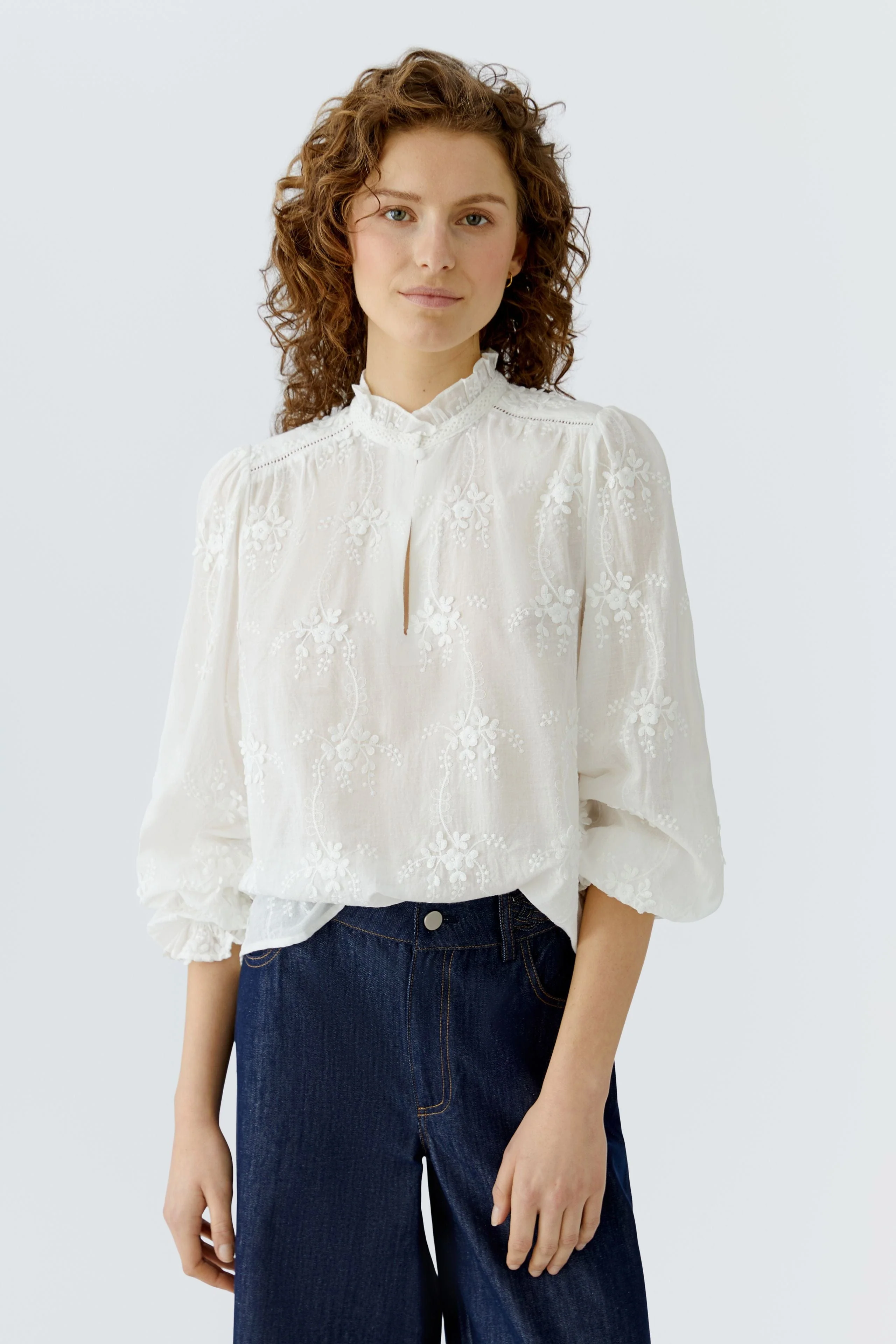 OUI FASHION Blouse Broderie Blouse - Image 2