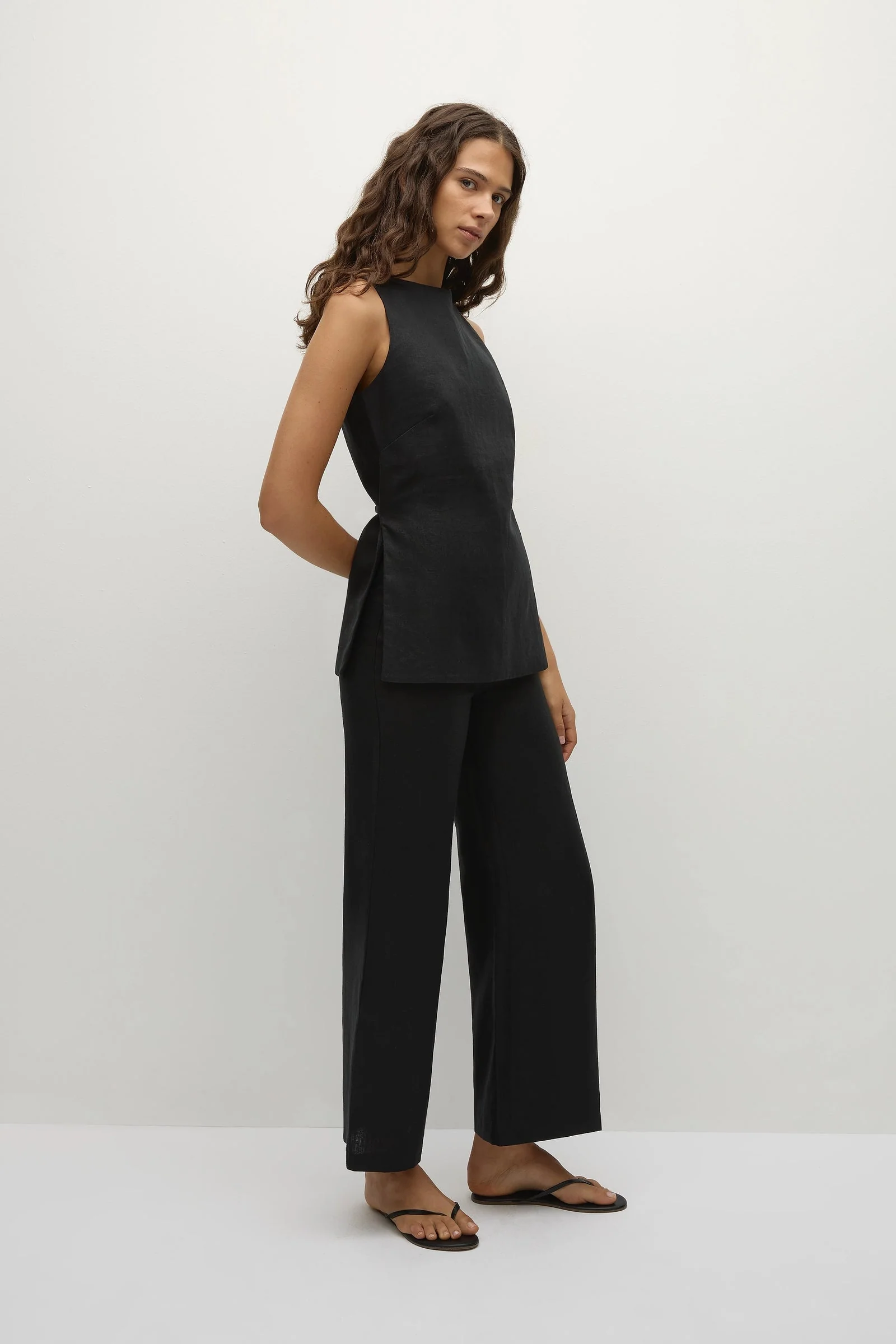 Faithfull The Brand Joan Top - Black - Image 3