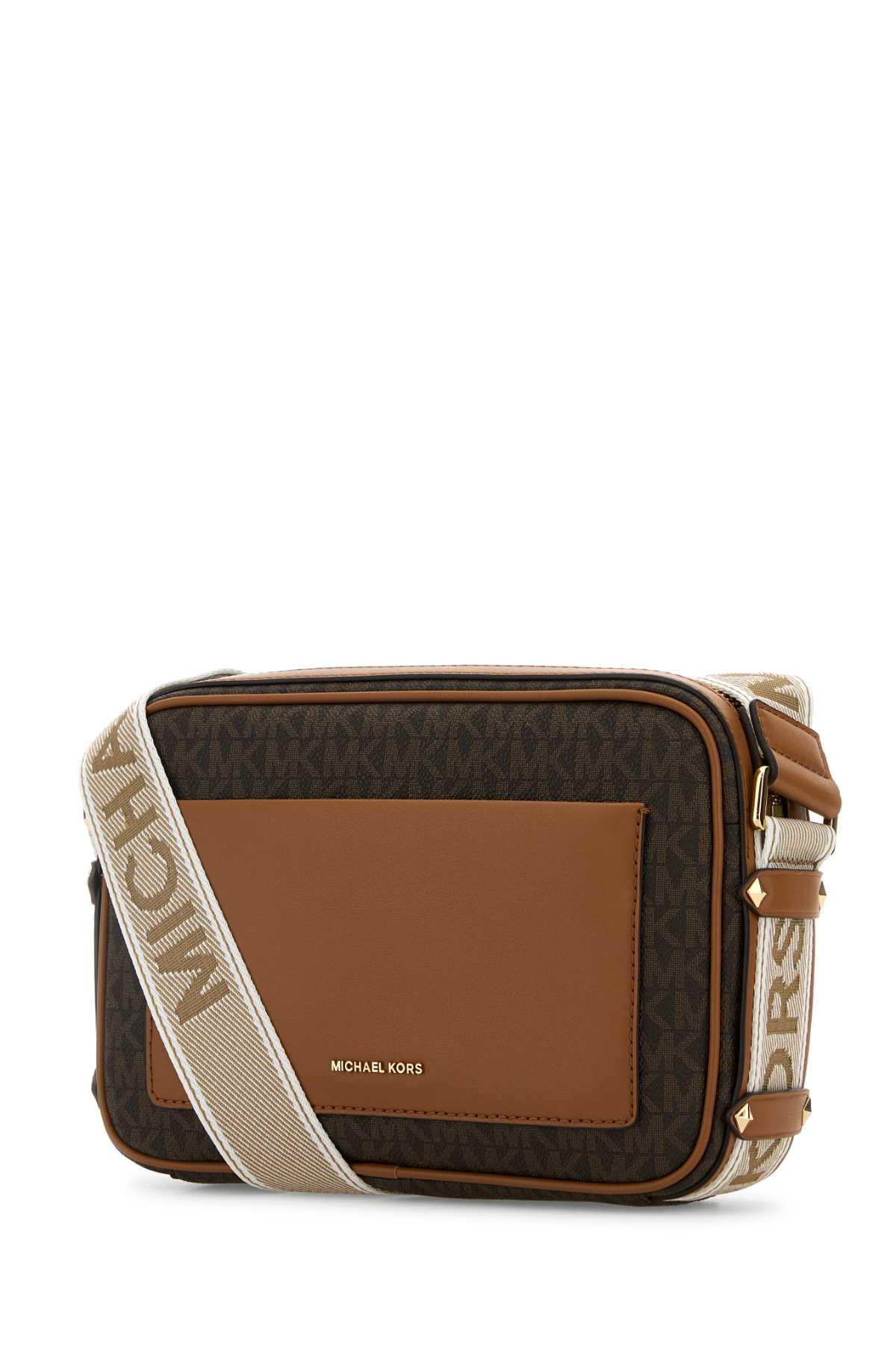 Michael Kors Printed Canvas Crossbody Shoulder Bag - BRNACORN - Image 2