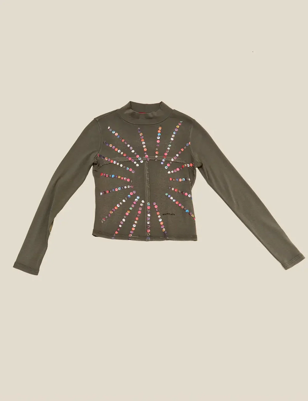 ECKHAUS LATTA Lapped Baby Turtleneck Top - Image 2