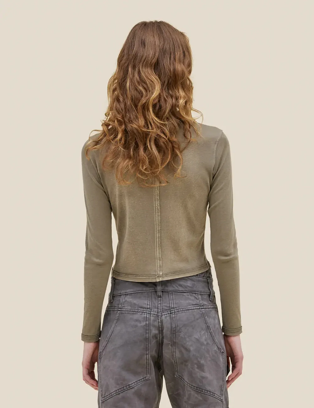 ECKHAUS LATTA Lapped Baby Turtleneck Top - Image 6
