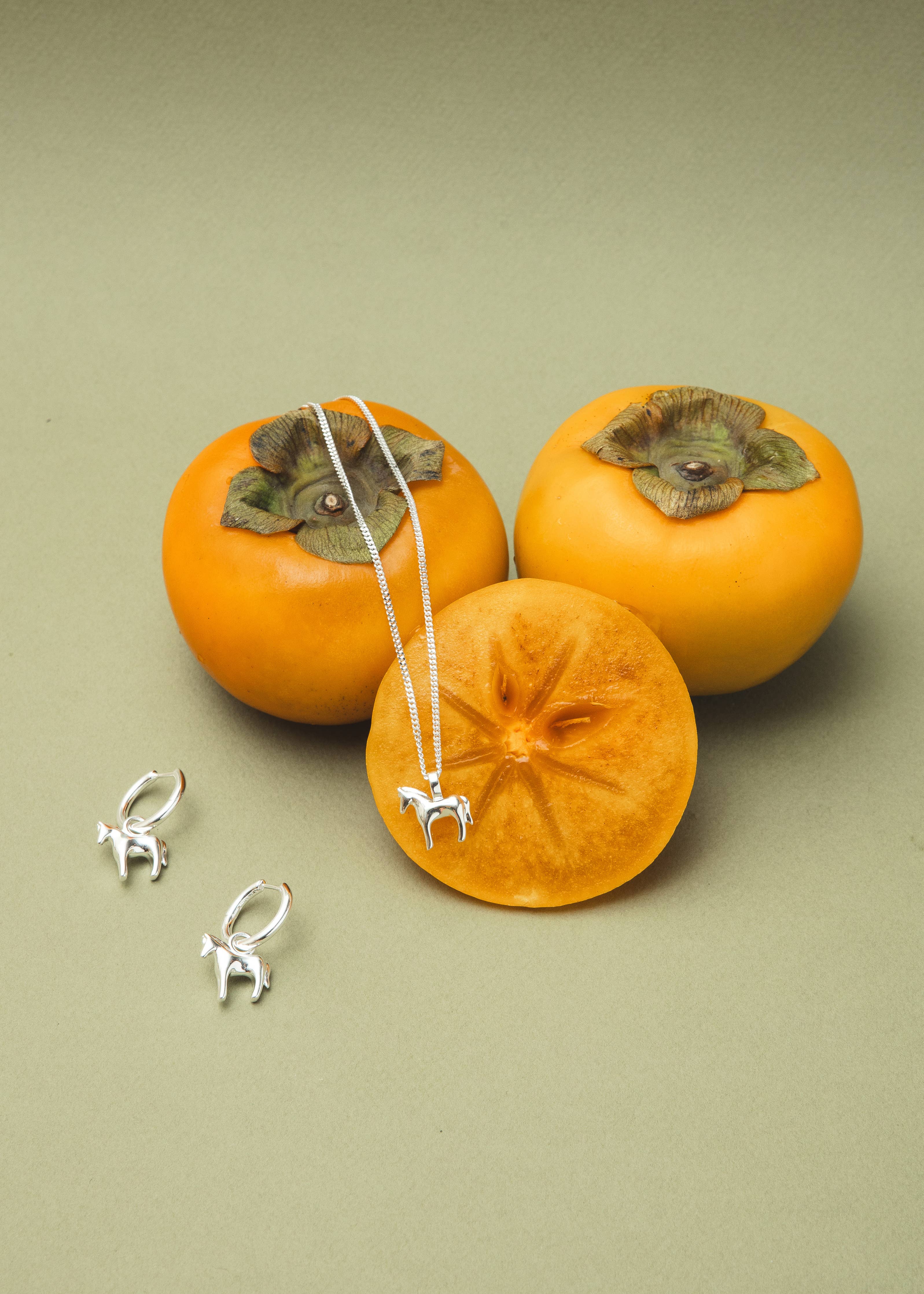 Kara Yoo Lunar Horse Hoops Earrings - Sterling Silver - Image 3
