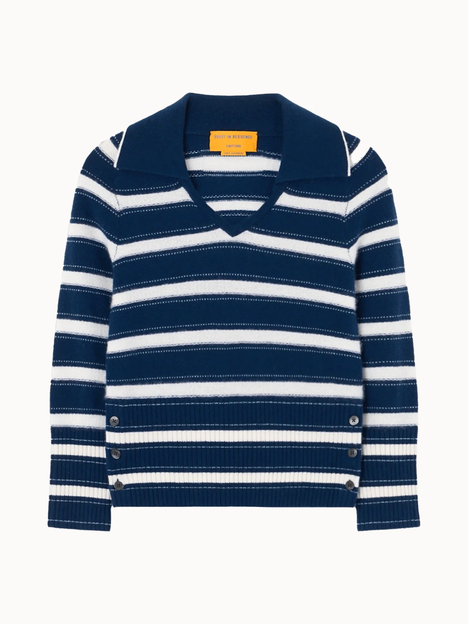 Guest in Residence Port Polo Top - Navy Combo