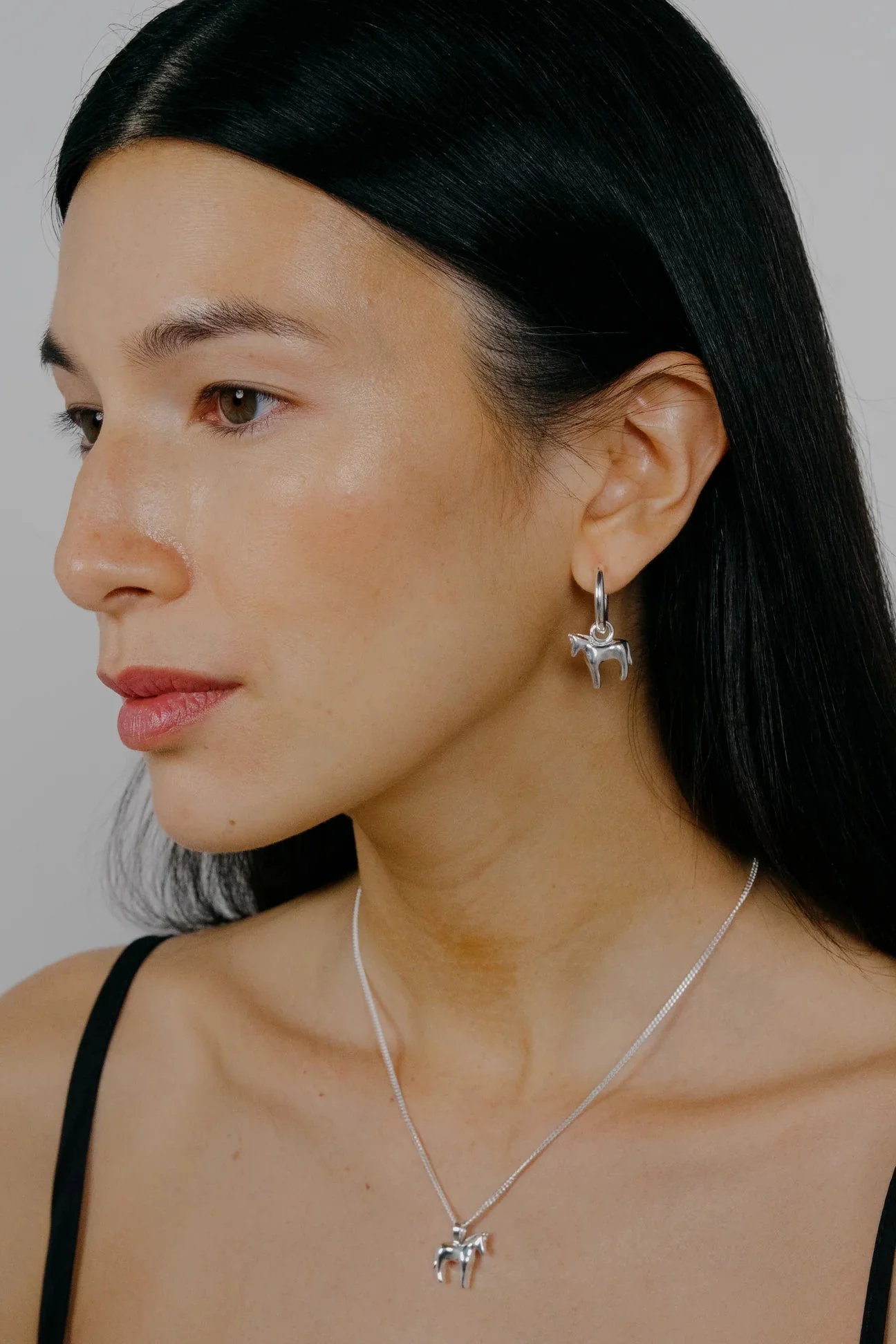 Kara Yoo Lunar Horse Hoops Earrings - Image 2