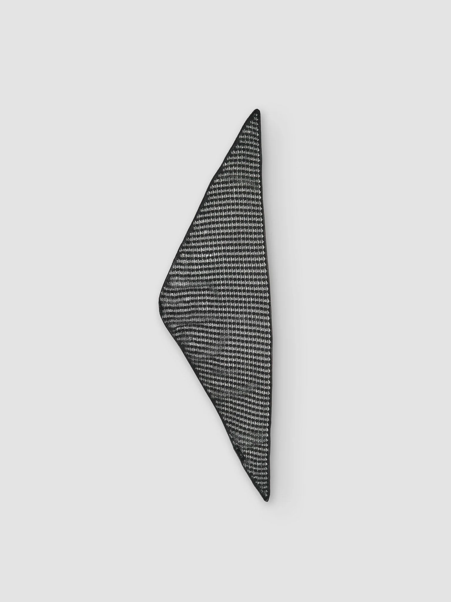 Rus Hoshi Lace Triangle Scarf - Black - Image 2