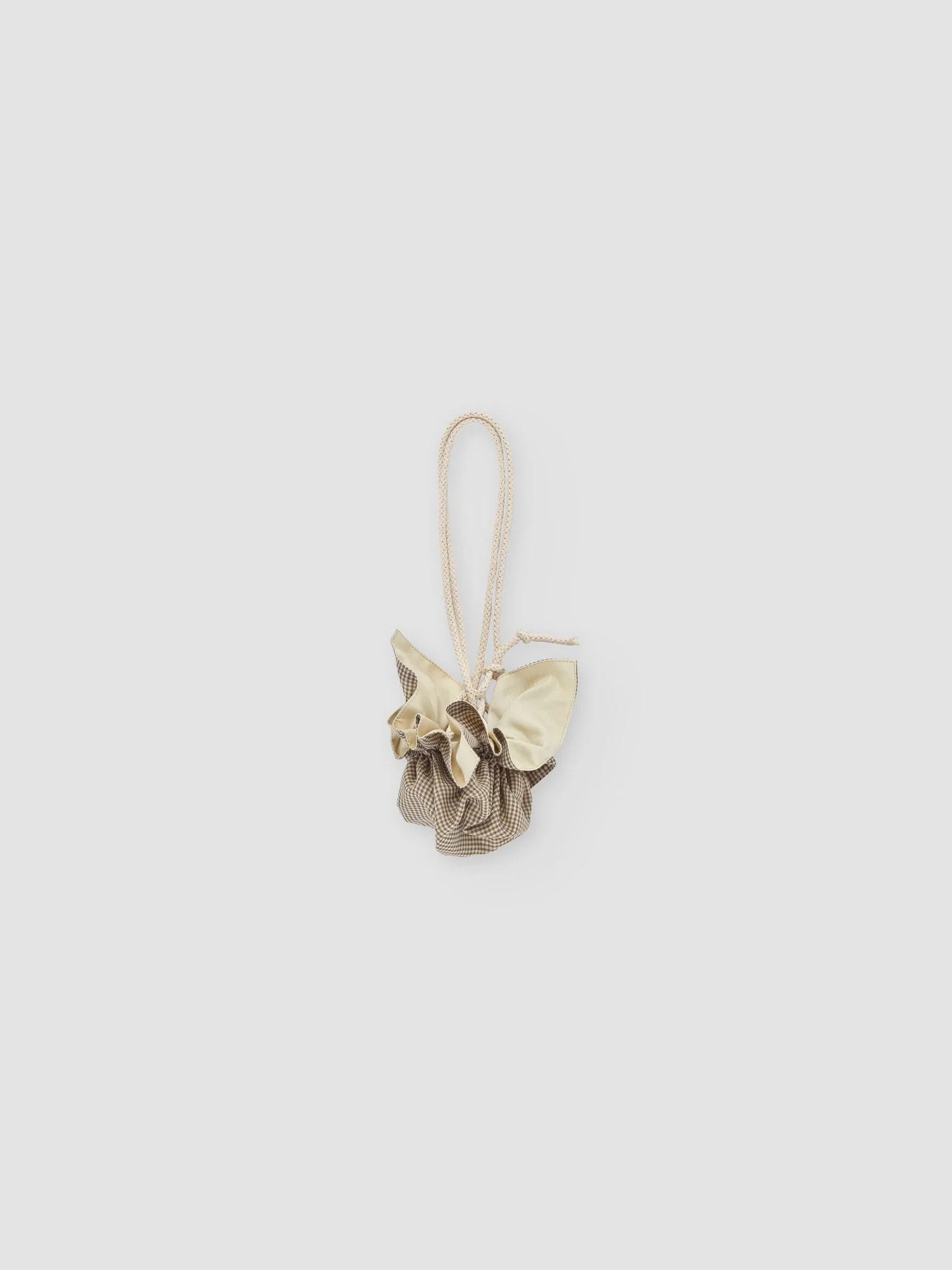 Rus Omamori Bag - Gingham Toffee - Image 2