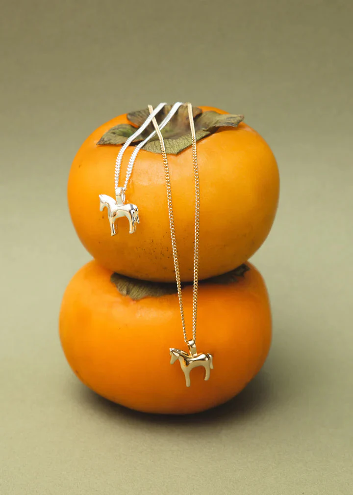 Kara Yoo Gold Lunar Horse Necklace - Image 3