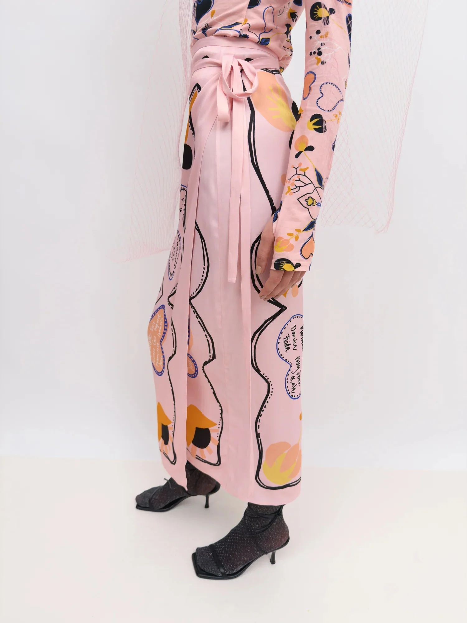 Rodebjer Tove Love Letter Skirt - Image 3
