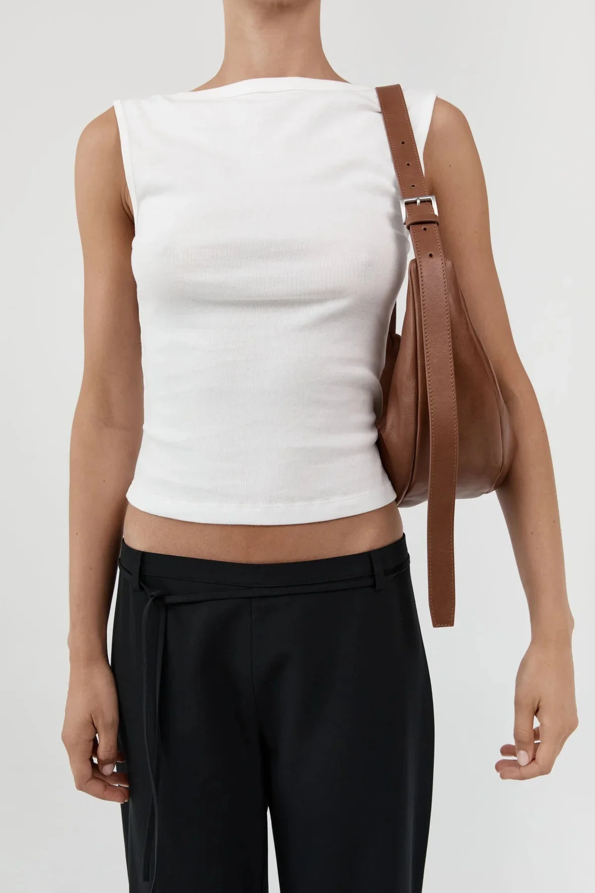 St. Agni Adjustable Slim Crescent Bag - Image 2