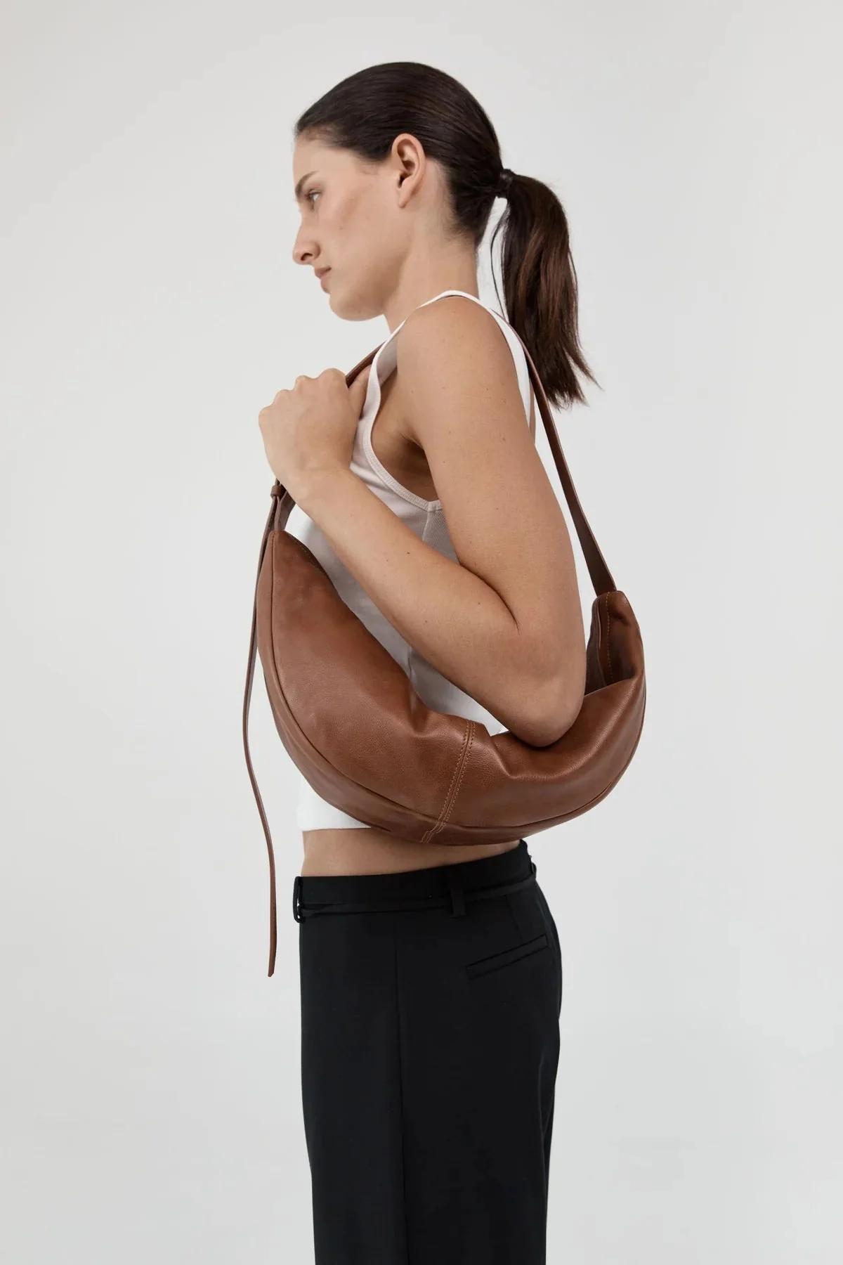 St. Agni Adjustable Slim Crescent Bag - Image 4