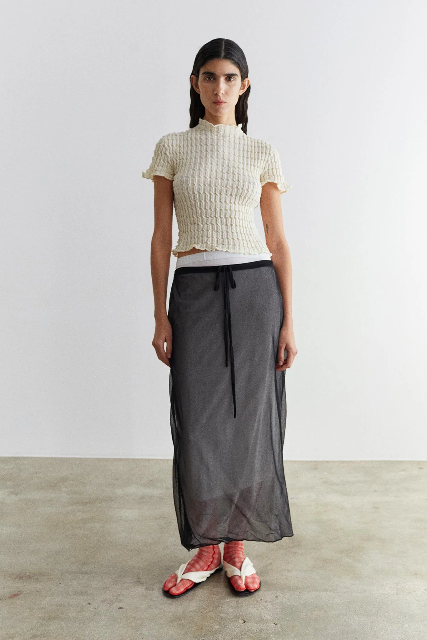 Rus Chowa Top - Chalk - Image 2