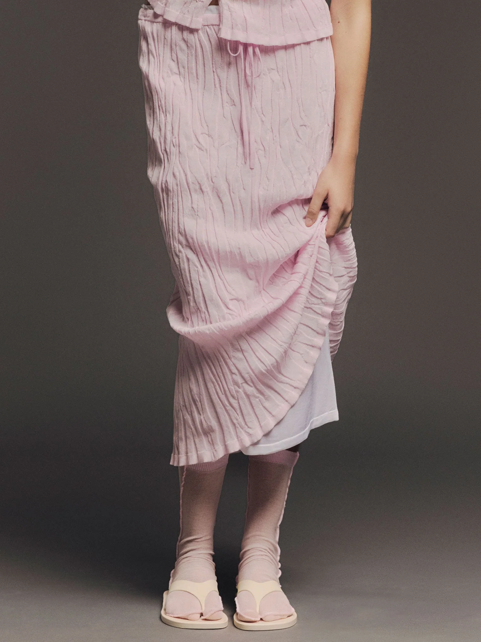 Rus Luce Skirt - Pale Pink - Image 2