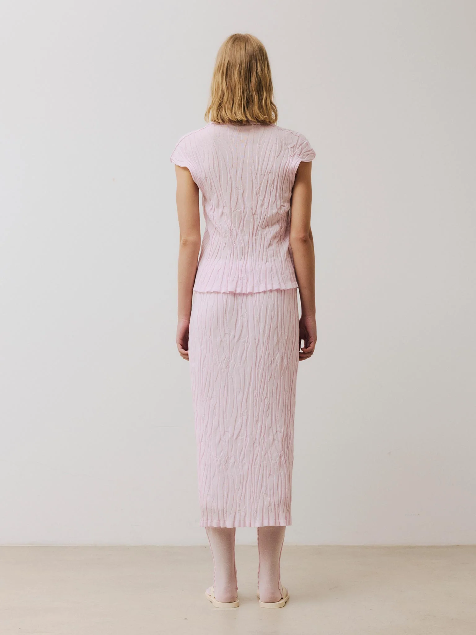 Rus Luce Skirt - Pale Pink - Image 4