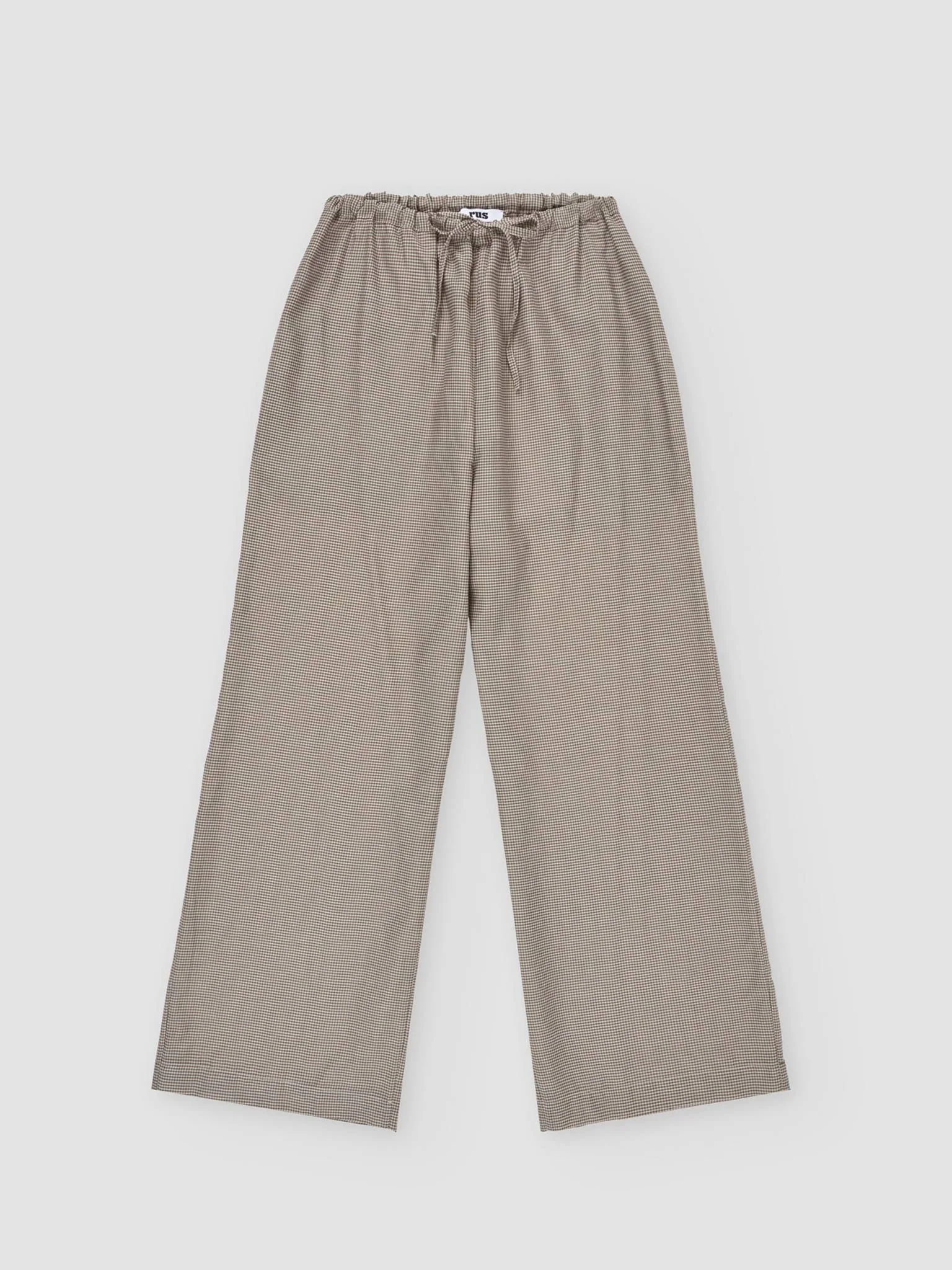 Rus Fue Pants - Gingham Toffee - Image 2