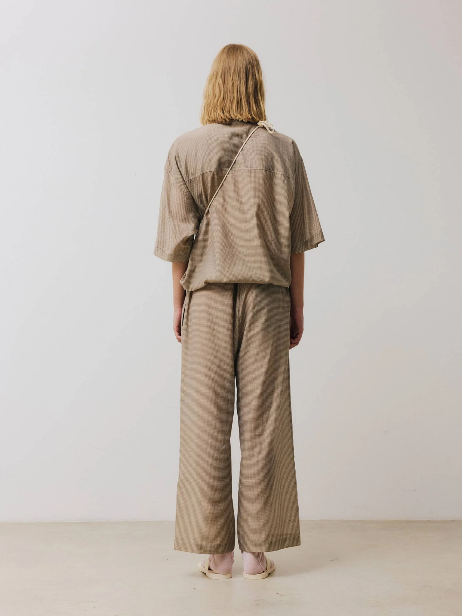 Rus Fue Pants - Gingham Toffee - Image 8