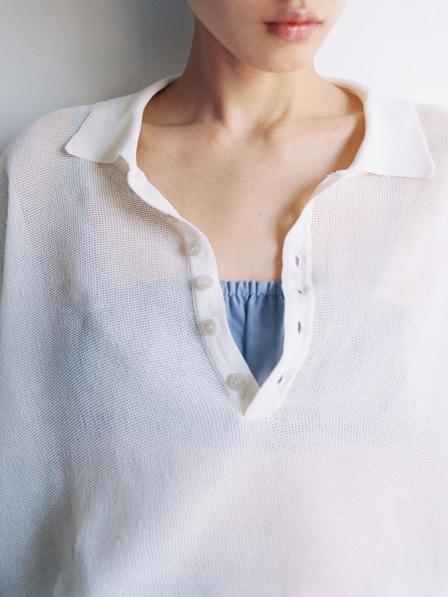 Rus Jushi Polo Top - White - Image 6