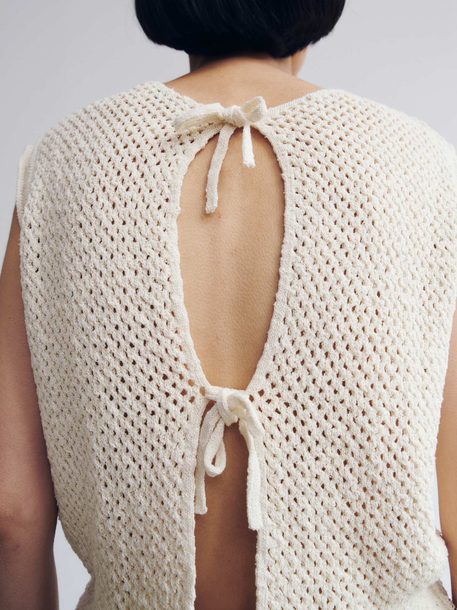 Rus Miru Top - Chalk - Image 4