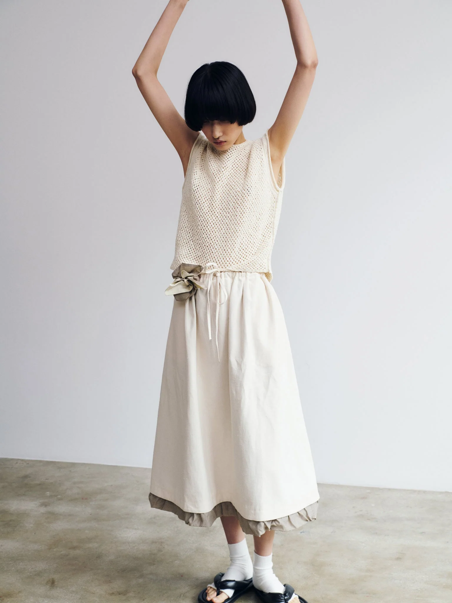 Rus Miru Top - Chalk - Image 5