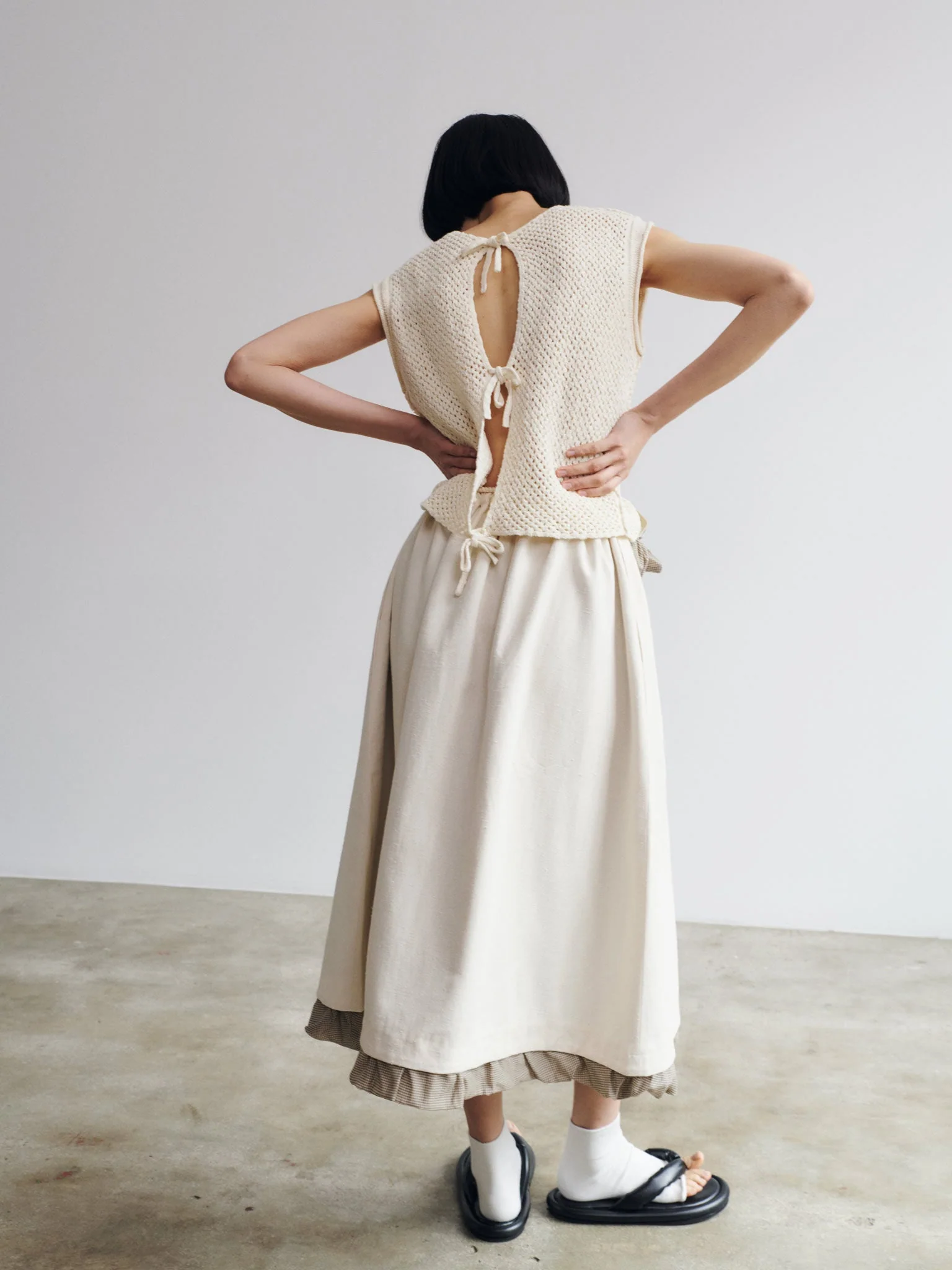 Rus Miru Top - Chalk - Image 6
