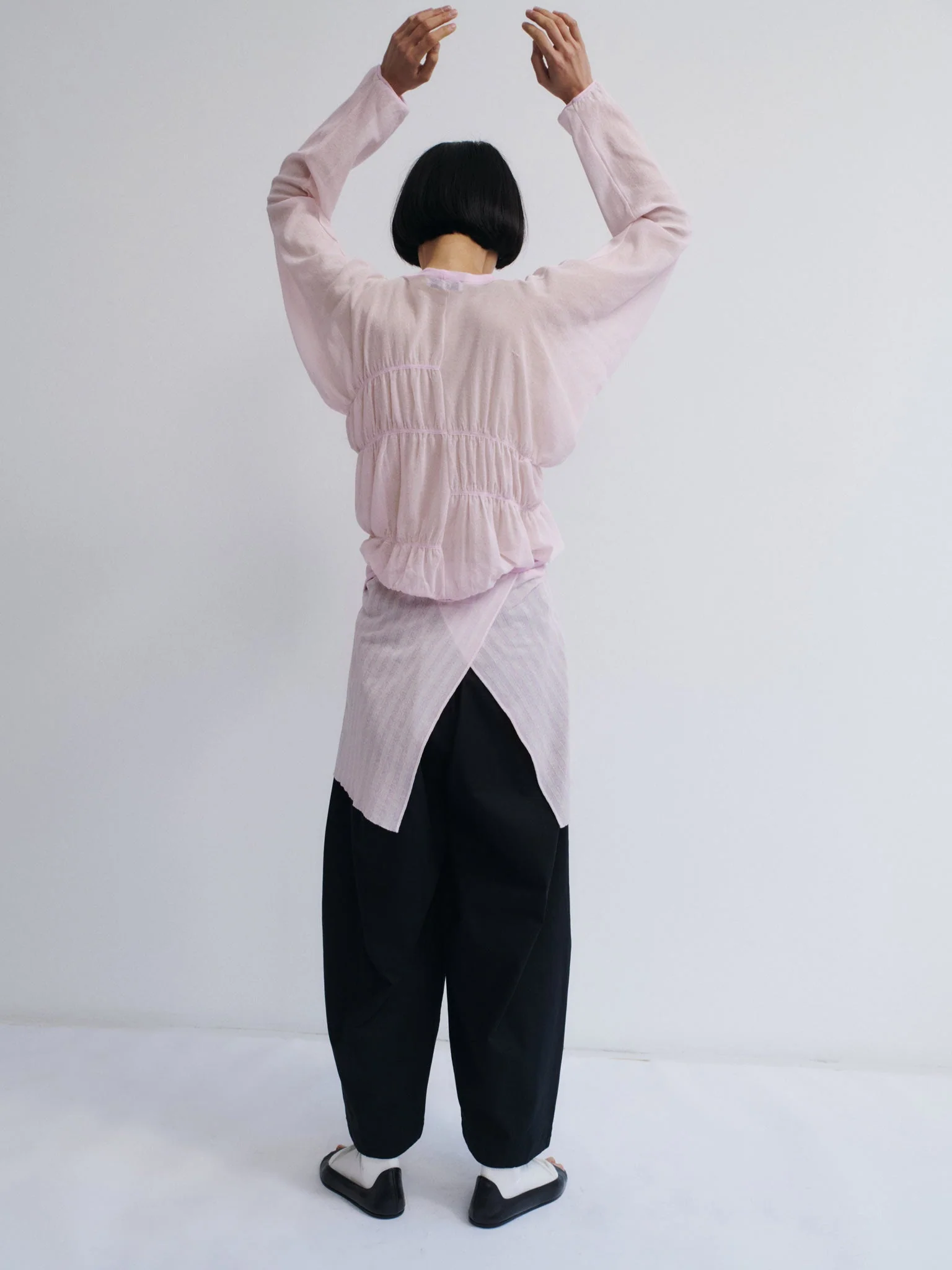 Rus Oboro Cardigan - Pale Pink - Image 3
