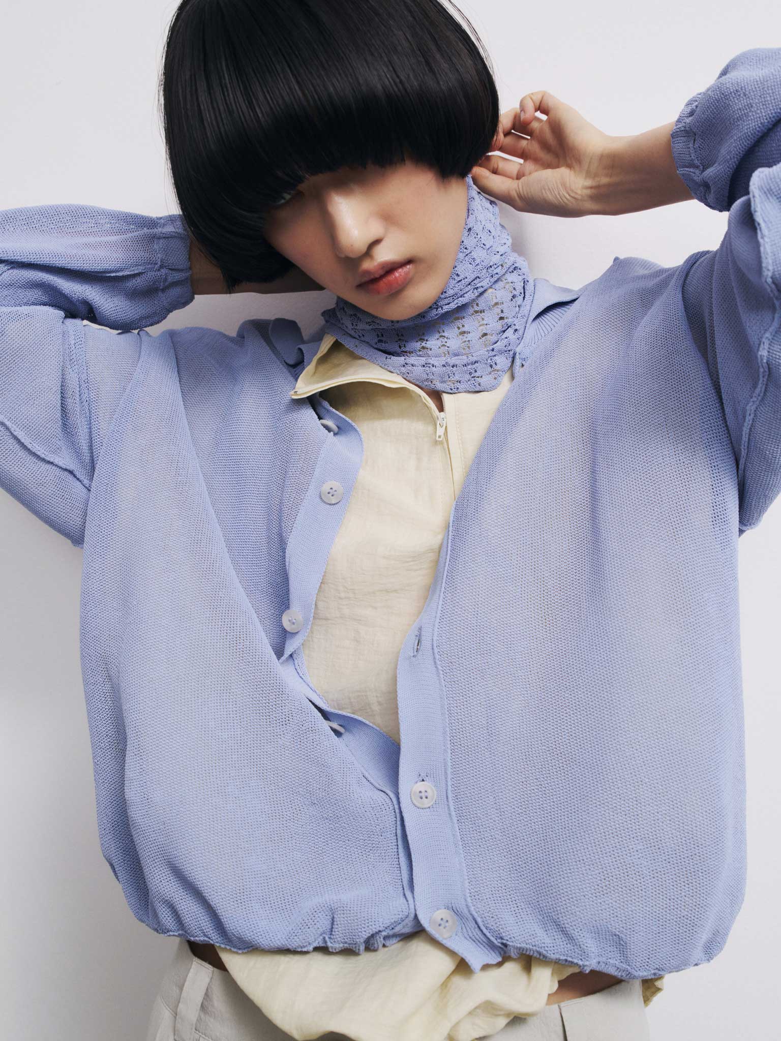 Rus Rogu Cardigan - Salvia Blue - Image 4